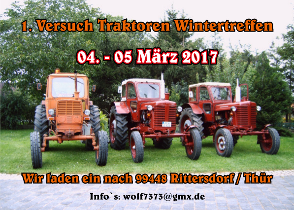 1. Traktoren Wintertreffen Rittersdorf