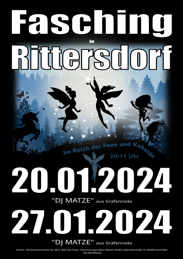 Plakat Fasching Rido 2024 1.2 1